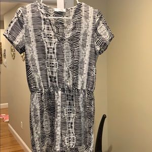 Black and white romper